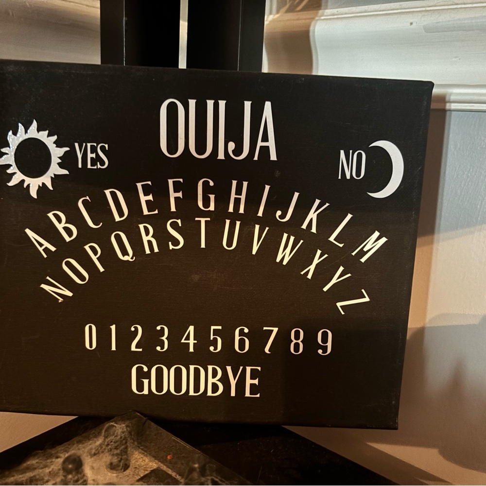 Mini Ouija Canvas Halloween decor